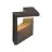 Ansell LED Wall Light Arco Graphite 11W 643lm - 840 Cool White | IP54