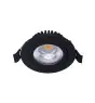 Noxion LED Inclinable Slim Spot Noir Rond 6W 550lm 60D - 927 Blanc Très Chaud | 85mm - IP54 - Dimmable - Meilleur Rendu Des Couleurs